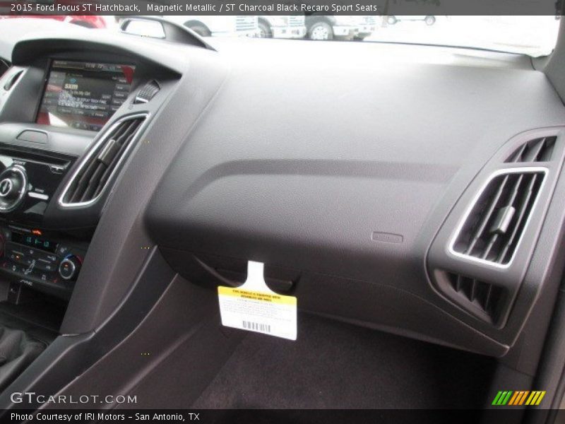 Magnetic Metallic / ST Charcoal Black Recaro Sport Seats 2015 Ford Focus ST Hatchback