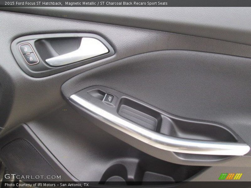 Magnetic Metallic / ST Charcoal Black Recaro Sport Seats 2015 Ford Focus ST Hatchback