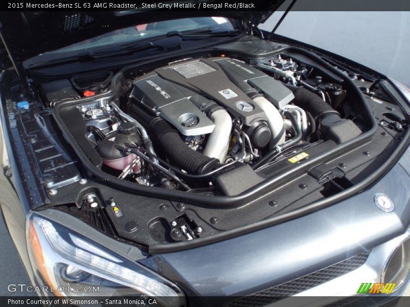  2015 SL 63 AMG Roadster Engine - 5.5 Liter AMG biturbo DOHC 32-Valve V8