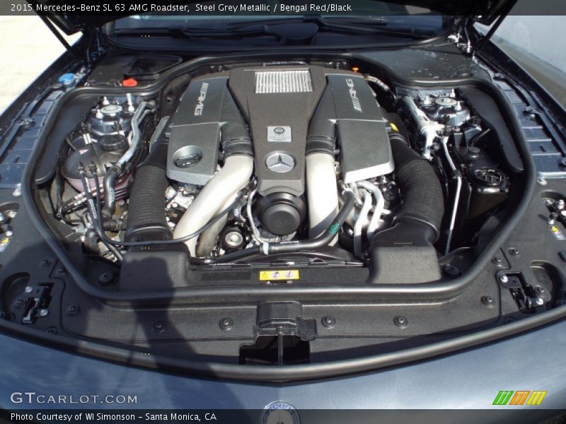  2015 SL 63 AMG Roadster Engine - 5.5 Liter AMG biturbo DOHC 32-Valve V8