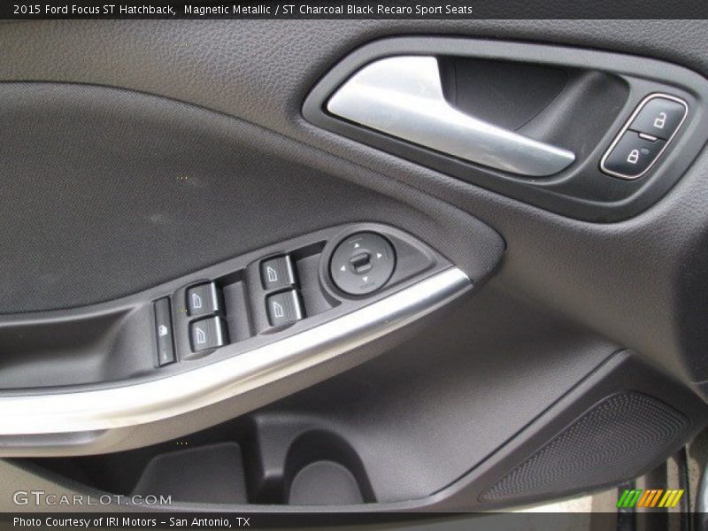 Magnetic Metallic / ST Charcoal Black Recaro Sport Seats 2015 Ford Focus ST Hatchback