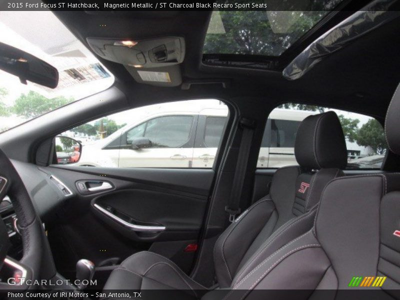 Magnetic Metallic / ST Charcoal Black Recaro Sport Seats 2015 Ford Focus ST Hatchback