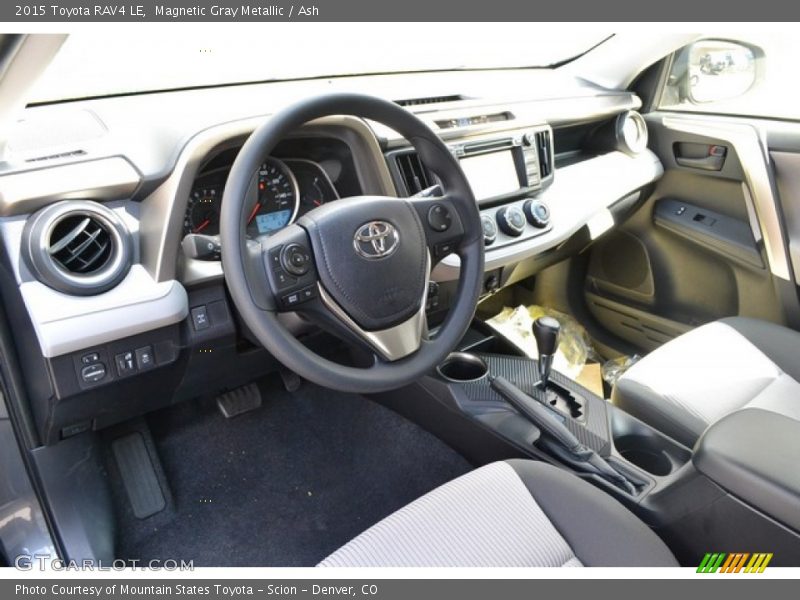 Magnetic Gray Metallic / Ash 2015 Toyota RAV4 LE
