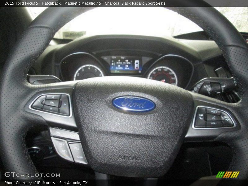 Magnetic Metallic / ST Charcoal Black Recaro Sport Seats 2015 Ford Focus ST Hatchback