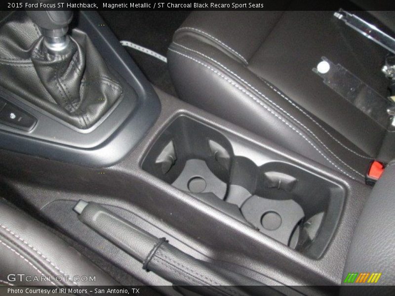 Magnetic Metallic / ST Charcoal Black Recaro Sport Seats 2015 Ford Focus ST Hatchback