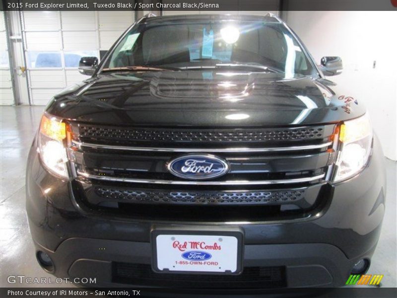 Tuxedo Black / Sport Charcoal Black/Sienna 2015 Ford Explorer Limited