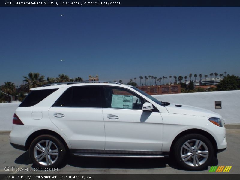 Polar White / Almond Beige/Mocha 2015 Mercedes-Benz ML 350