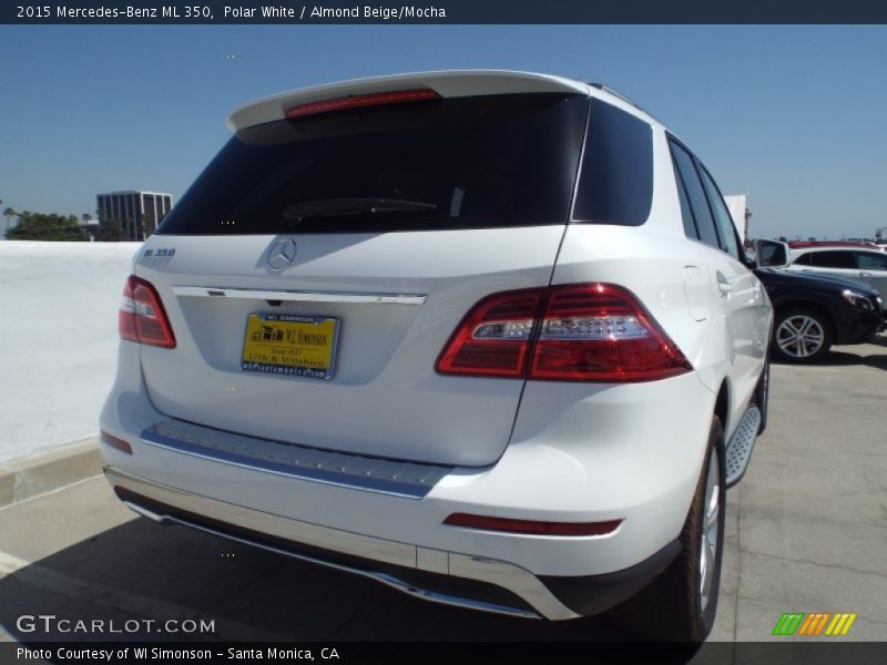 Polar White / Almond Beige/Mocha 2015 Mercedes-Benz ML 350