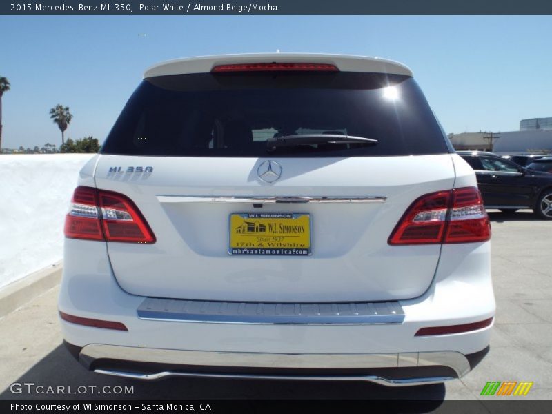 Polar White / Almond Beige/Mocha 2015 Mercedes-Benz ML 350