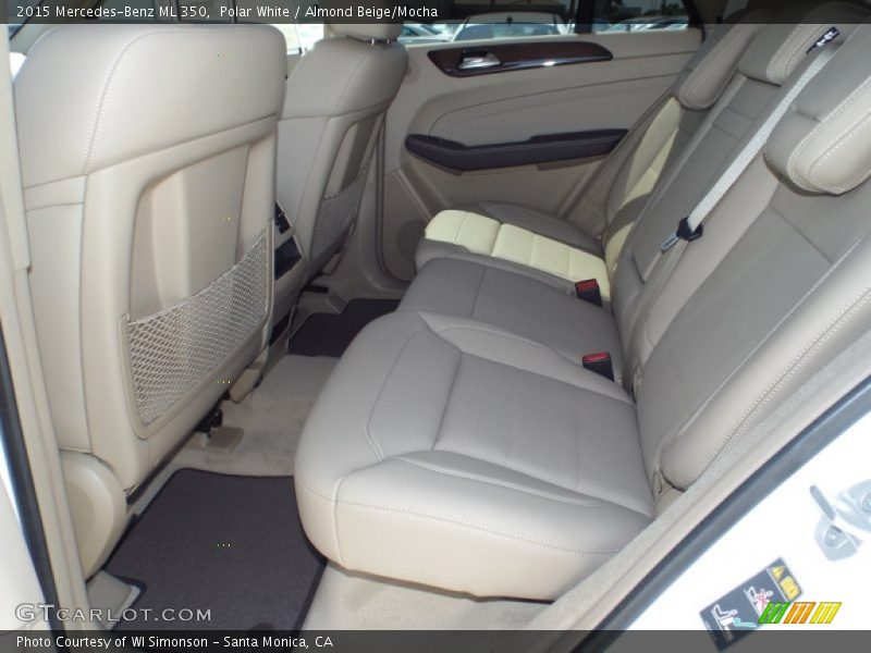 Polar White / Almond Beige/Mocha 2015 Mercedes-Benz ML 350