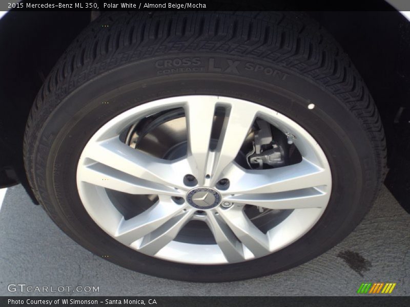 Polar White / Almond Beige/Mocha 2015 Mercedes-Benz ML 350