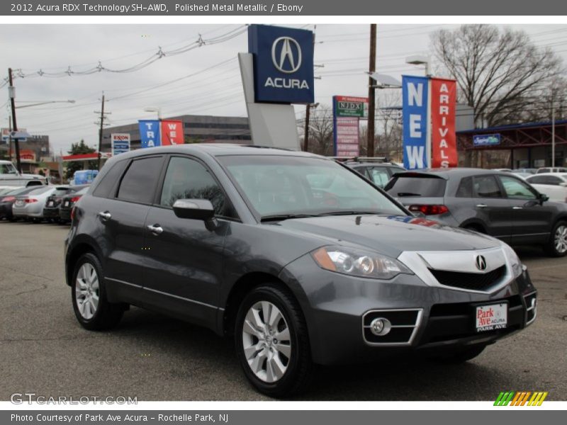 Polished Metal Metallic / Ebony 2012 Acura RDX Technology SH-AWD