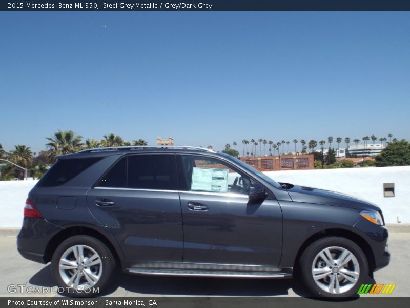 Steel Grey Metallic / Grey/Dark Grey 2015 Mercedes-Benz ML 350