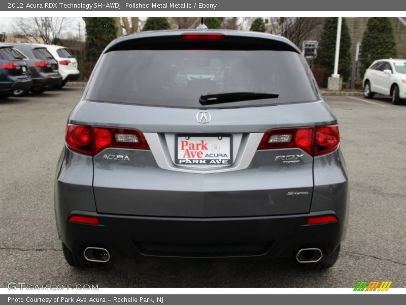 Polished Metal Metallic / Ebony 2012 Acura RDX Technology SH-AWD