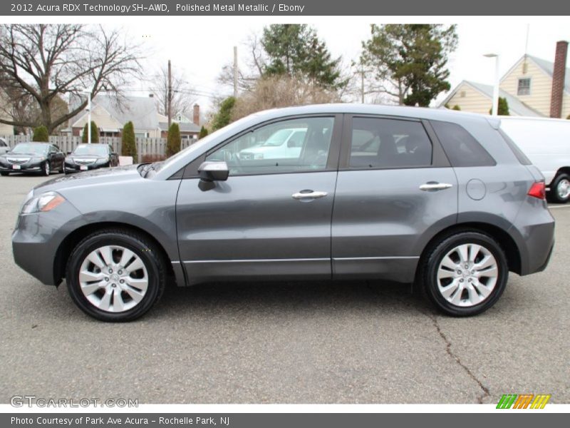 Polished Metal Metallic / Ebony 2012 Acura RDX Technology SH-AWD