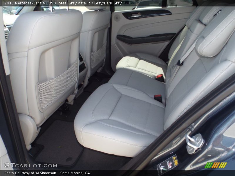 Steel Grey Metallic / Grey/Dark Grey 2015 Mercedes-Benz ML 350