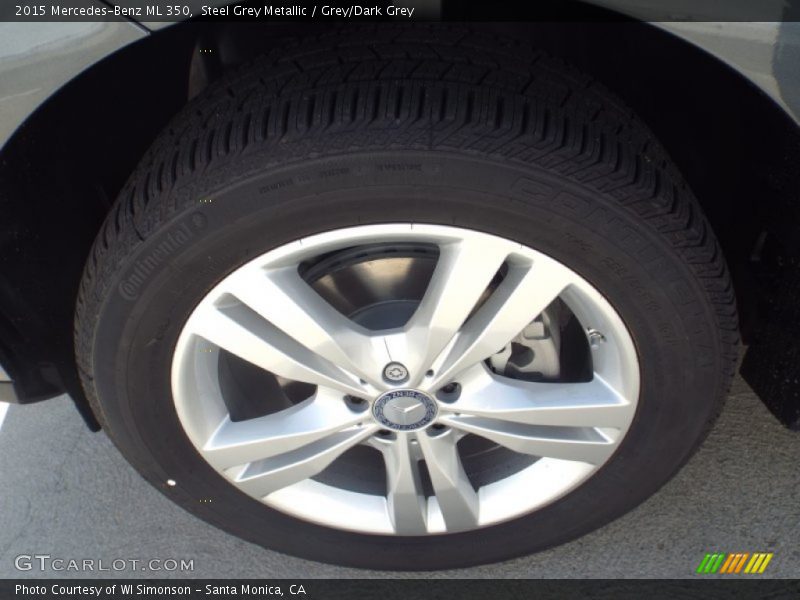 Steel Grey Metallic / Grey/Dark Grey 2015 Mercedes-Benz ML 350