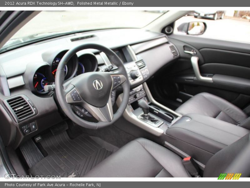 Polished Metal Metallic / Ebony 2012 Acura RDX Technology SH-AWD