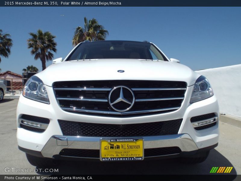 Polar White / Almond Beige/Mocha 2015 Mercedes-Benz ML 350
