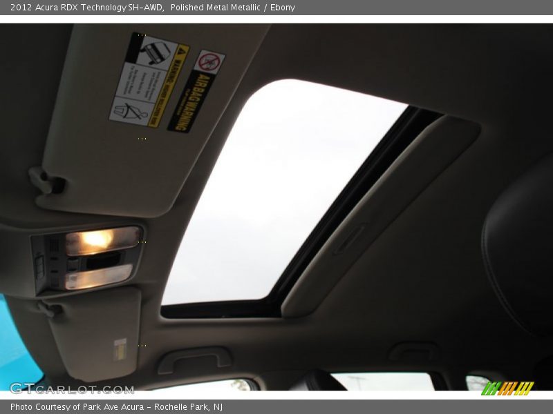 Polished Metal Metallic / Ebony 2012 Acura RDX Technology SH-AWD