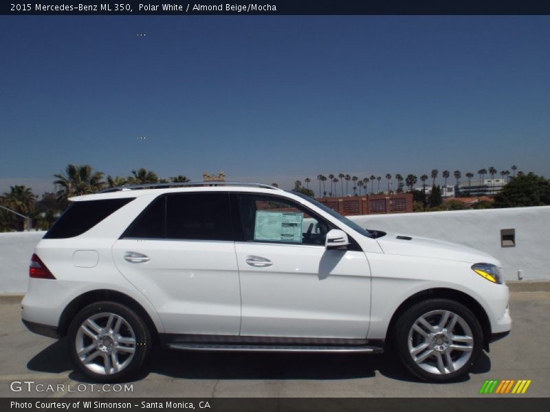 Polar White / Almond Beige/Mocha 2015 Mercedes-Benz ML 350