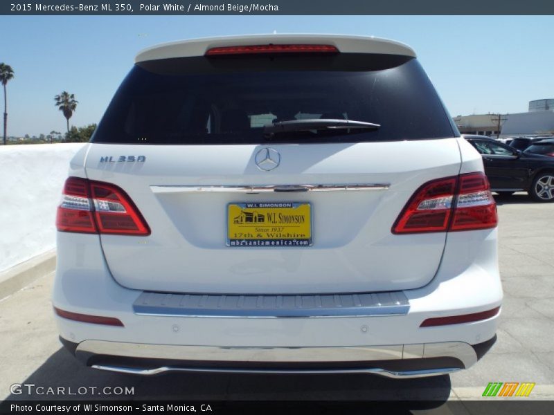 Polar White / Almond Beige/Mocha 2015 Mercedes-Benz ML 350