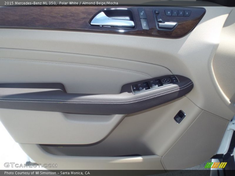Polar White / Almond Beige/Mocha 2015 Mercedes-Benz ML 350