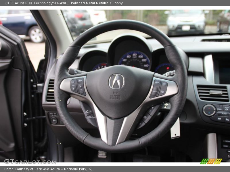 Polished Metal Metallic / Ebony 2012 Acura RDX Technology SH-AWD