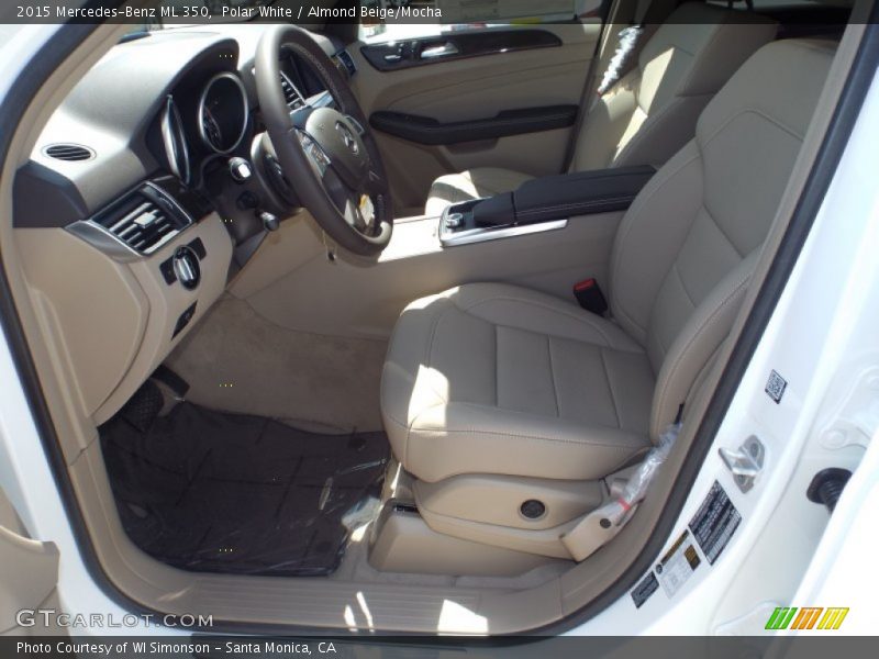 Polar White / Almond Beige/Mocha 2015 Mercedes-Benz ML 350