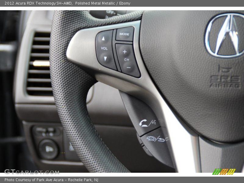 Polished Metal Metallic / Ebony 2012 Acura RDX Technology SH-AWD