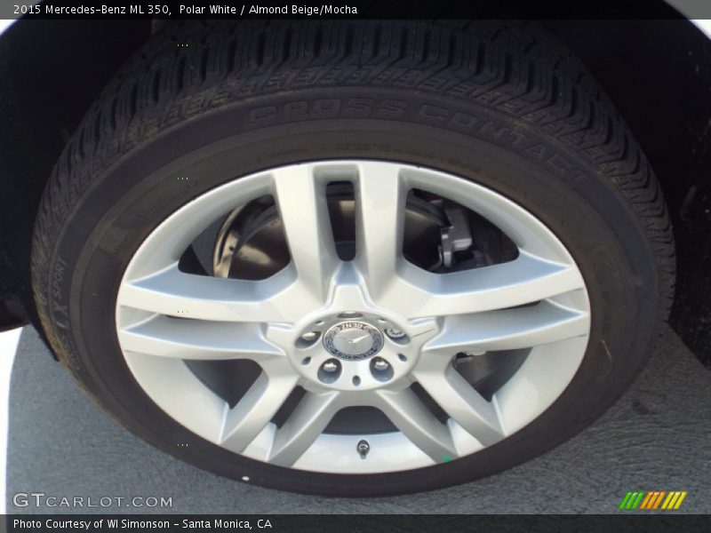 Polar White / Almond Beige/Mocha 2015 Mercedes-Benz ML 350