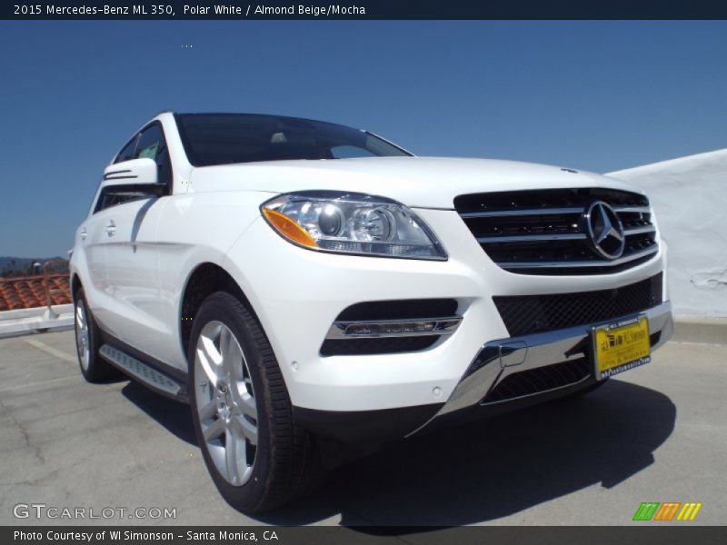 Polar White / Almond Beige/Mocha 2015 Mercedes-Benz ML 350