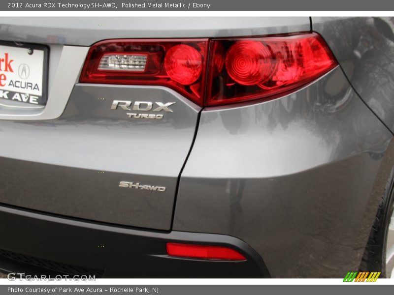 Polished Metal Metallic / Ebony 2012 Acura RDX Technology SH-AWD