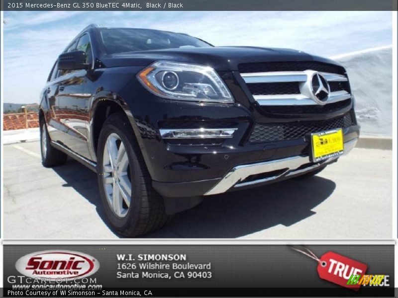 Black / Black 2015 Mercedes-Benz GL 350 BlueTEC 4Matic