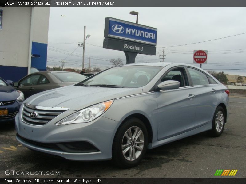 Iridescent Silver Blue Pearl / Gray 2014 Hyundai Sonata GLS