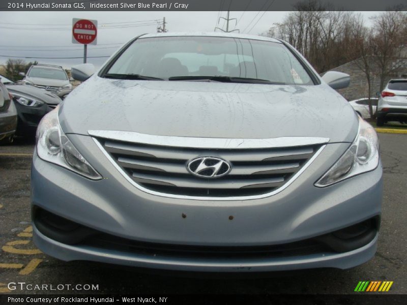 Iridescent Silver Blue Pearl / Gray 2014 Hyundai Sonata GLS