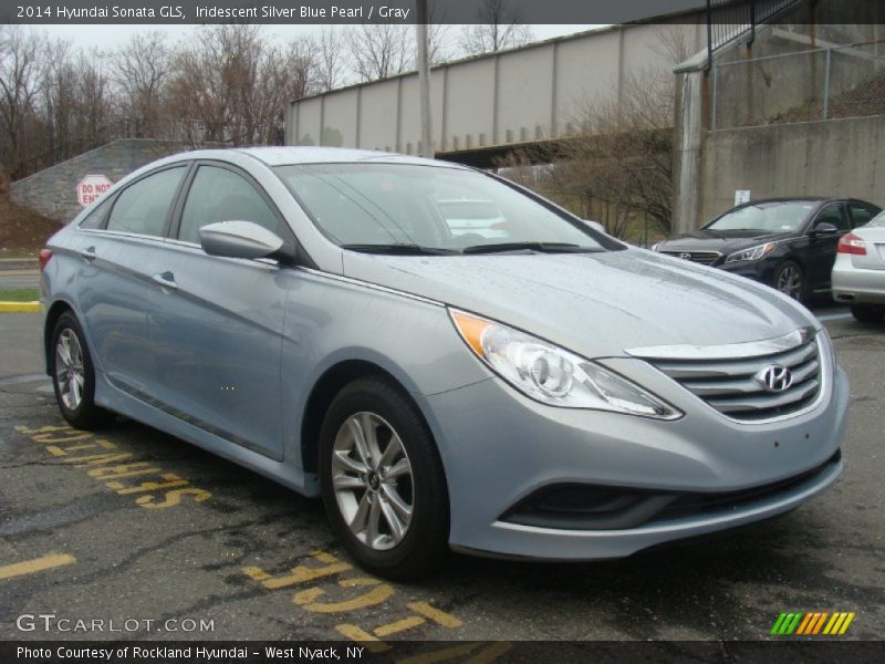 Iridescent Silver Blue Pearl / Gray 2014 Hyundai Sonata GLS