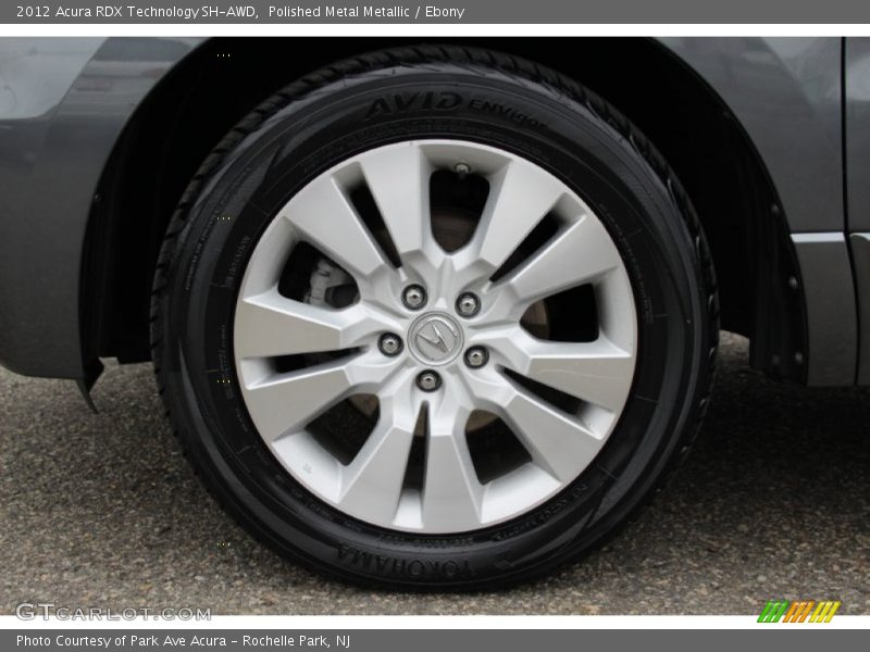 Polished Metal Metallic / Ebony 2012 Acura RDX Technology SH-AWD