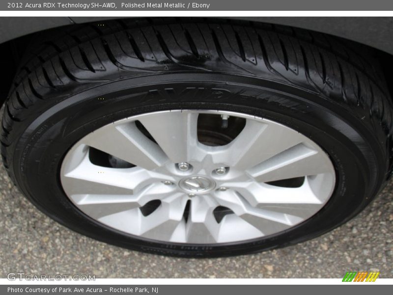 Polished Metal Metallic / Ebony 2012 Acura RDX Technology SH-AWD