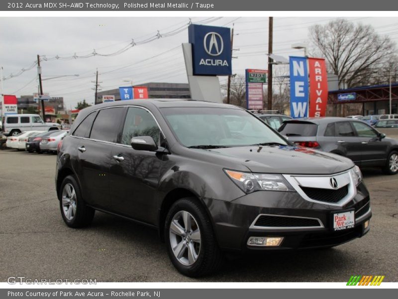 Polished Metal Metallic / Taupe 2012 Acura MDX SH-AWD Technology