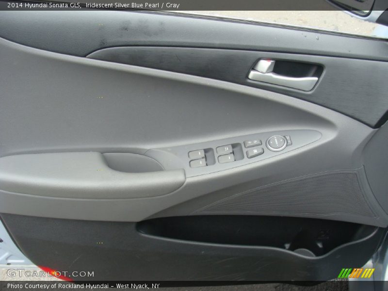 Iridescent Silver Blue Pearl / Gray 2014 Hyundai Sonata GLS