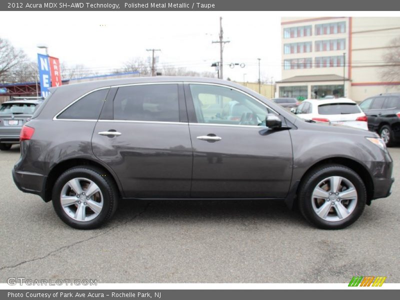 Polished Metal Metallic / Taupe 2012 Acura MDX SH-AWD Technology