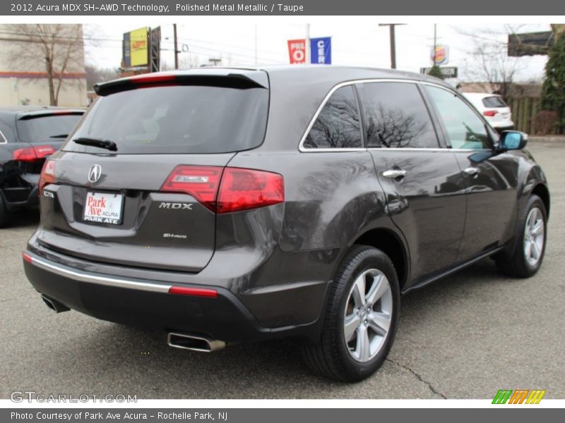 Polished Metal Metallic / Taupe 2012 Acura MDX SH-AWD Technology