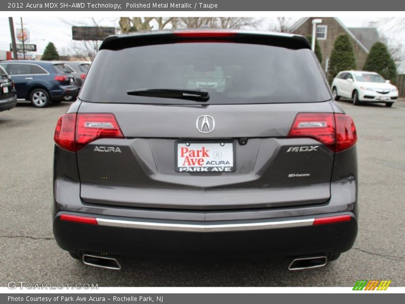 Polished Metal Metallic / Taupe 2012 Acura MDX SH-AWD Technology