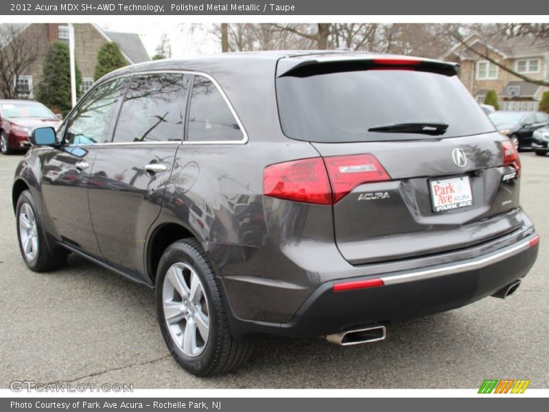 Polished Metal Metallic / Taupe 2012 Acura MDX SH-AWD Technology