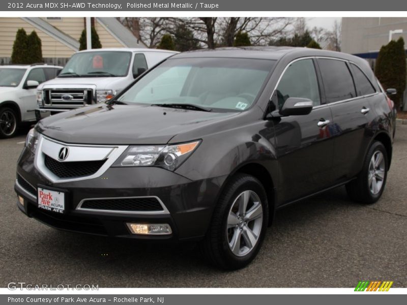 Polished Metal Metallic / Taupe 2012 Acura MDX SH-AWD Technology