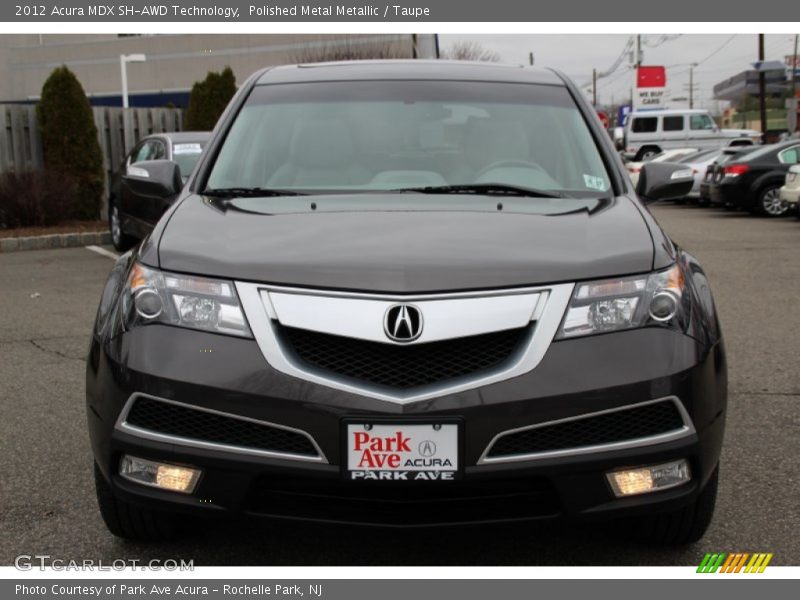 Polished Metal Metallic / Taupe 2012 Acura MDX SH-AWD Technology