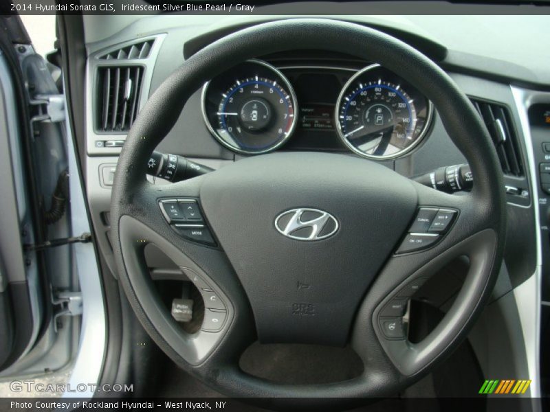 Iridescent Silver Blue Pearl / Gray 2014 Hyundai Sonata GLS