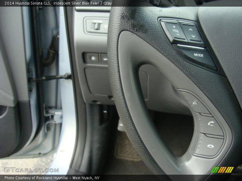 Iridescent Silver Blue Pearl / Gray 2014 Hyundai Sonata GLS