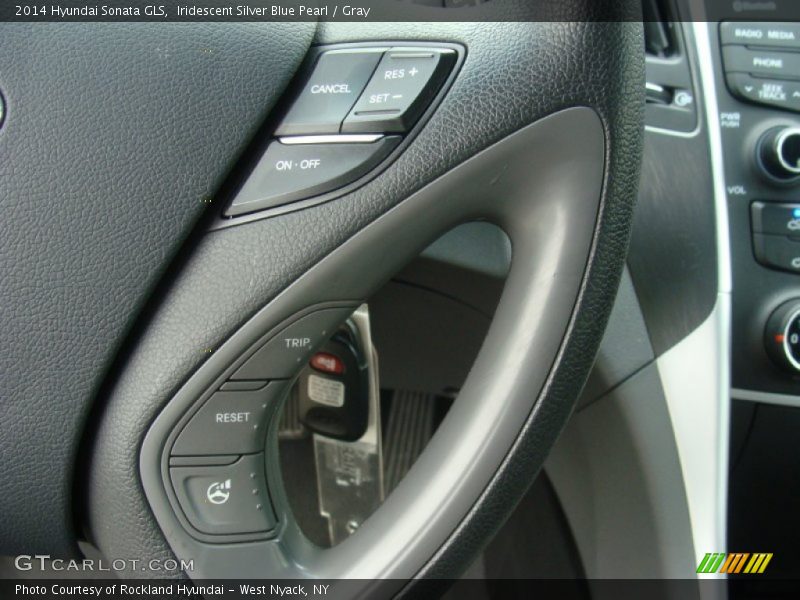 Iridescent Silver Blue Pearl / Gray 2014 Hyundai Sonata GLS
